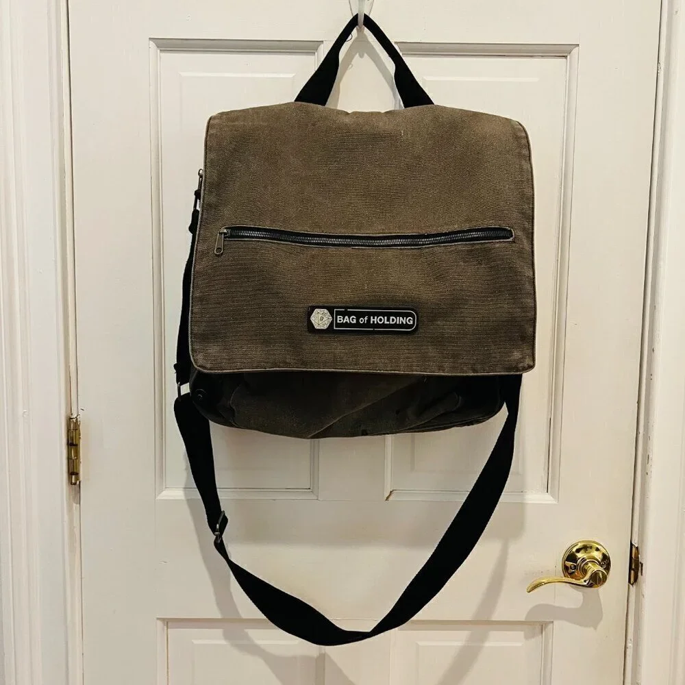 ThinkGeek Dungeons & Dragons The Bag of Holding Canvas Messenger Bag